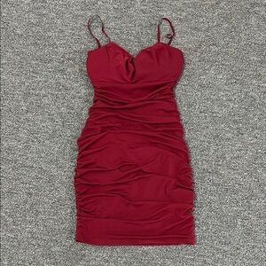 Super Fun Burgundy Emerald Sundae Dress GREAT CONDITION